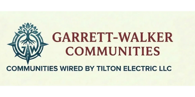 Logo for Garrett-Walker Communities by Tilton Electric LLC.