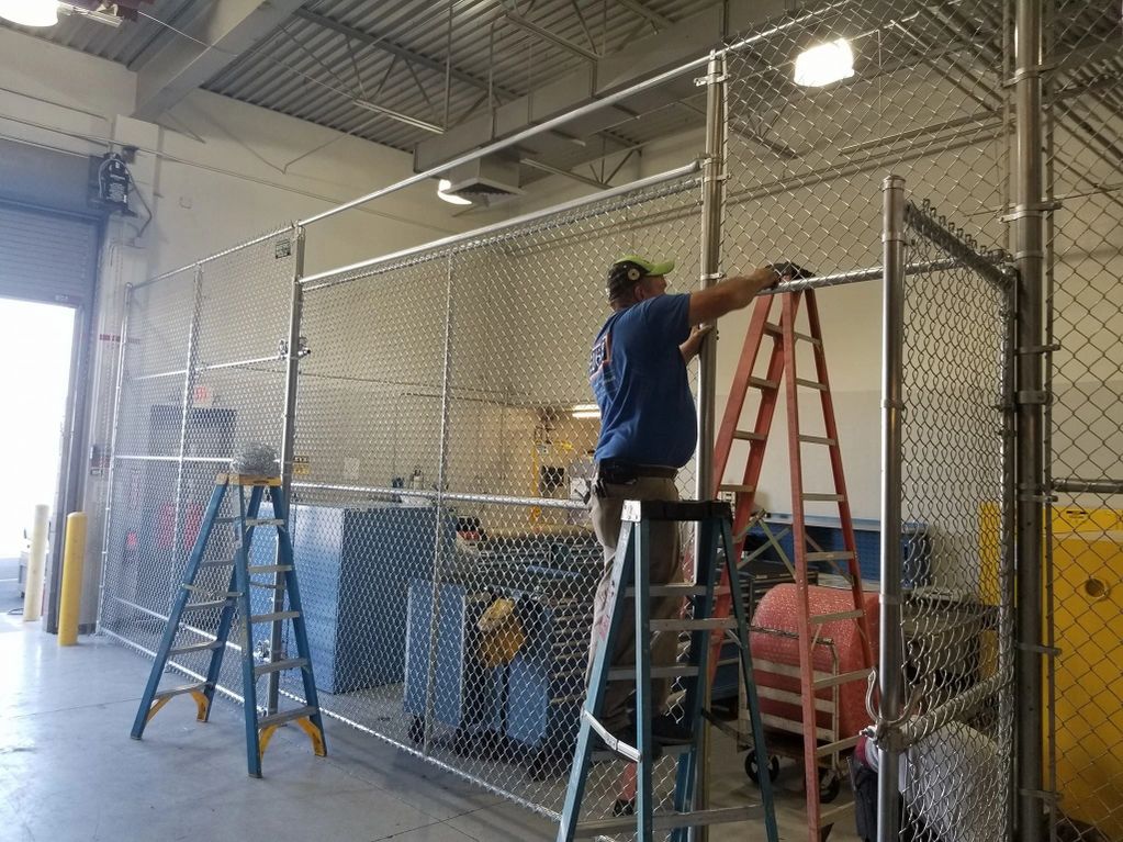 Warehouse Fence Fencing Las Vegas Fence