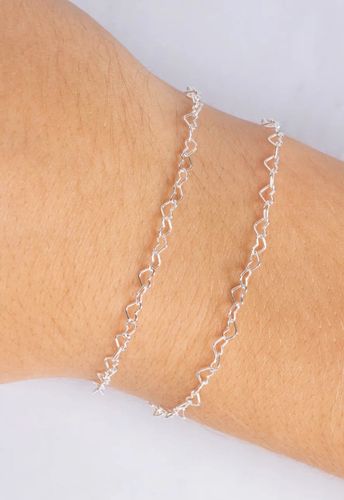 Permanent Jewelry bracelets! We offer Sterling Silver snd Gold Filled pieces. 