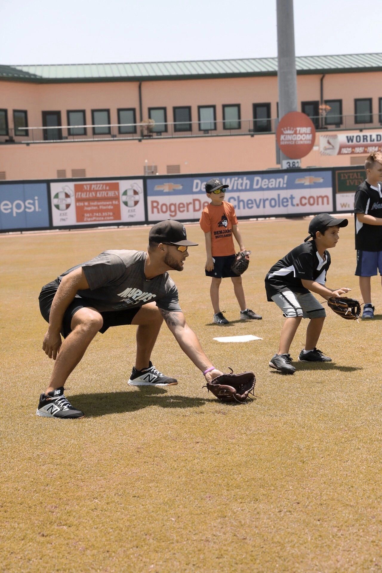 THBA camps feature fundamental instruction from the pros!