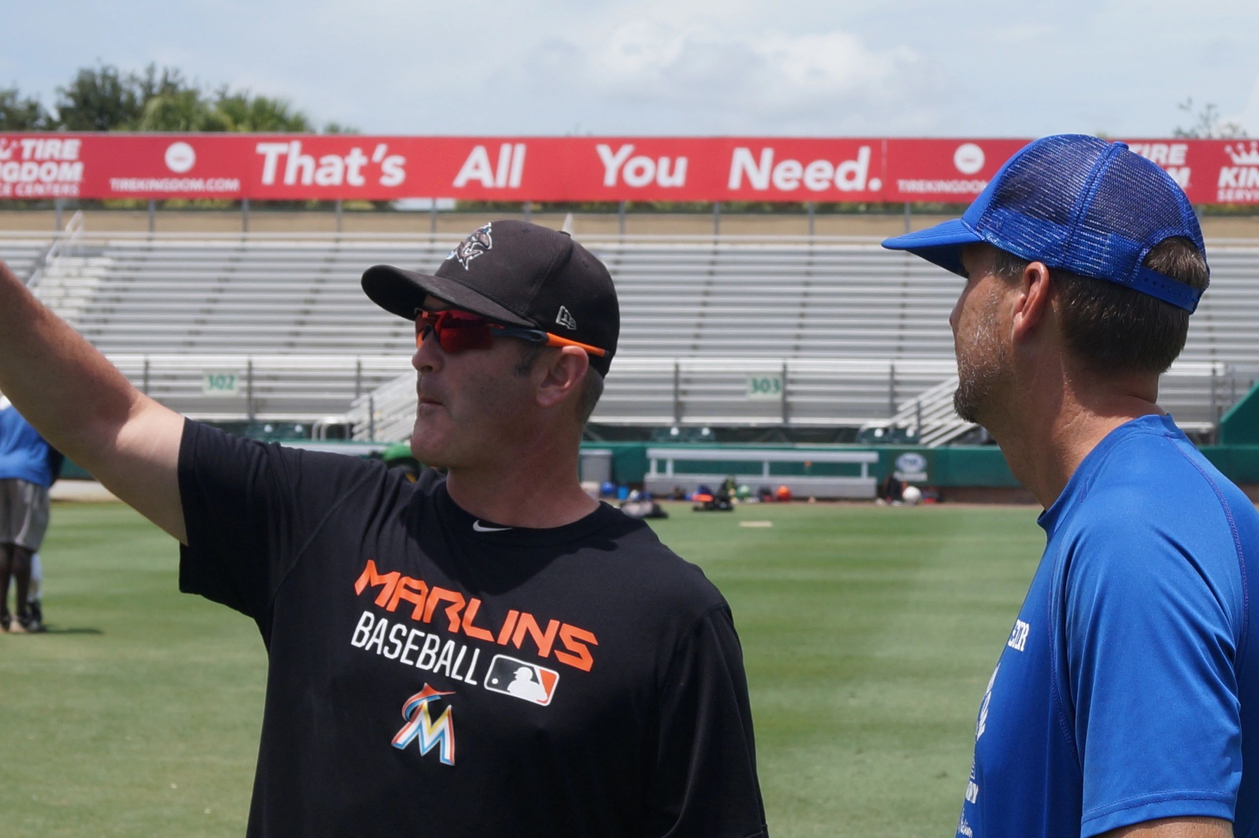 Marlins Coach Brian Schneider Appearing at Thanksgiving Camp