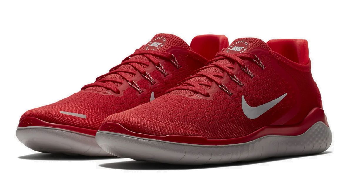 Nike Men's Free RN 2018 Running Shoe, Speed Red