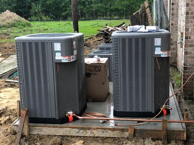15 Tons of new A/C units and 15 tons of existing A/C units that we relocated. 