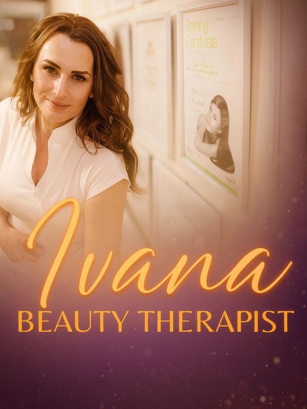 Portrait of Ivana, a professional beauty therapist, smiling warmly.