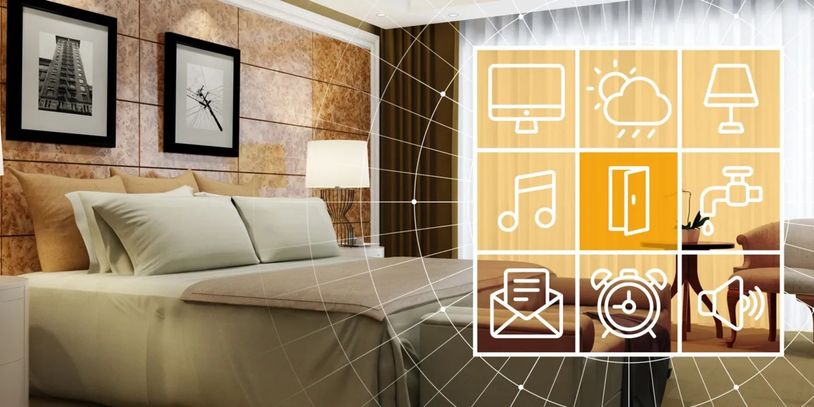 Hospitality technology solutions
Smart venues
Smart rooms hotel 