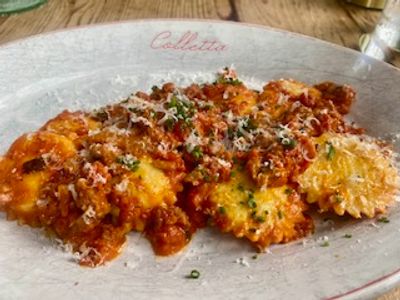 Colletta Ravioli with a vodka sauce