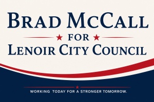 Brad mccall
for
lenoir city council