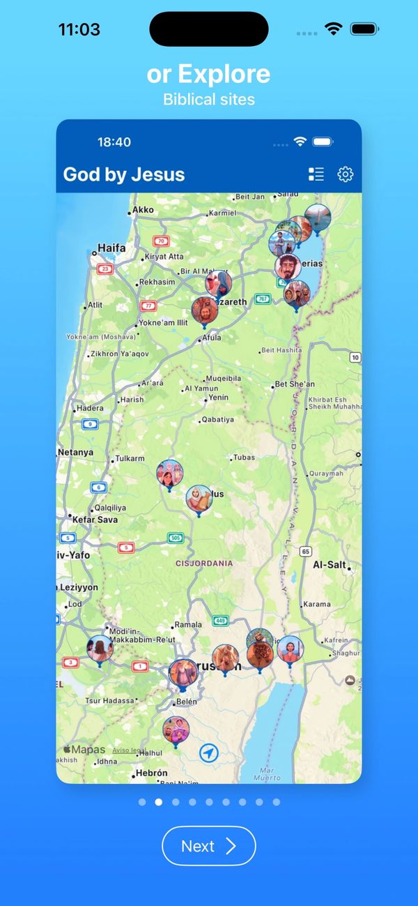Israel map.