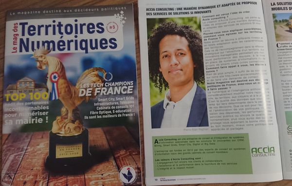 Accia Consulting dans le Mag des Territoires Numériques 2019