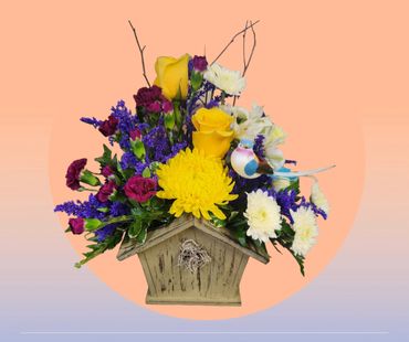 Birdhouse arrangement  $45.00