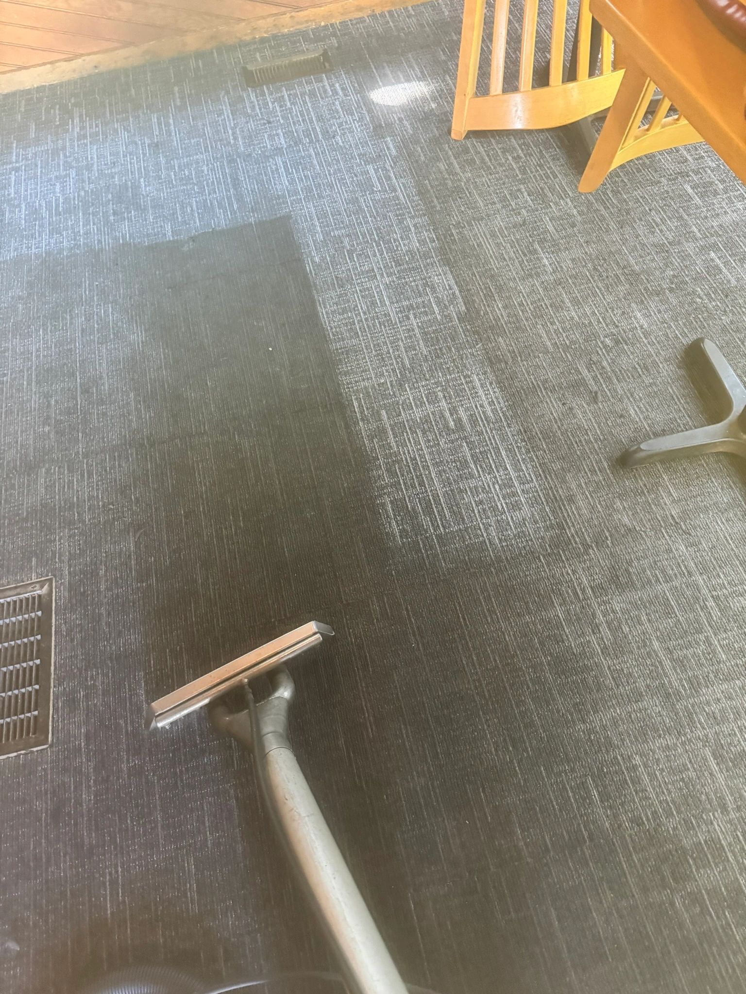 Commercial carpet cleaning results — Lehigh Valley PA office