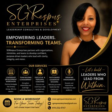 SGRespus Enterprises empowers leaders and transforms teams through consulting and workshops.