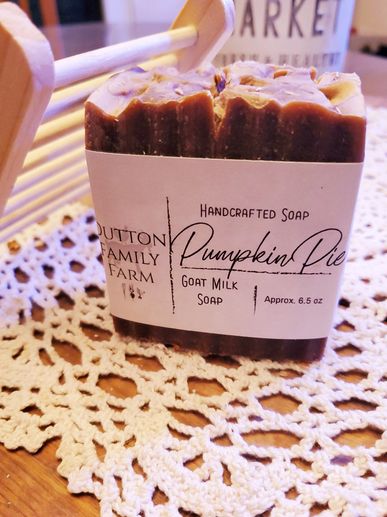 White Pumpkin Amber Goat Milk Soap — Dry Hollow Farm