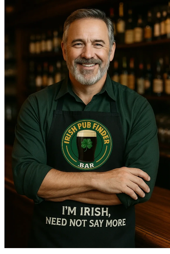 Irish Pub owner smiling 