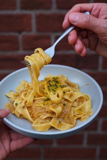 Duck ragu pasta with pappardelle – slow-cooked and hand-tossed to order
