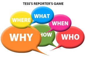 Tess and I played this modified version of Emily's 5WH Game the day that we met at the Strip Club.