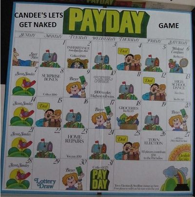 Because of all the days and cards, this was the hardest game to covert over into an adult version.