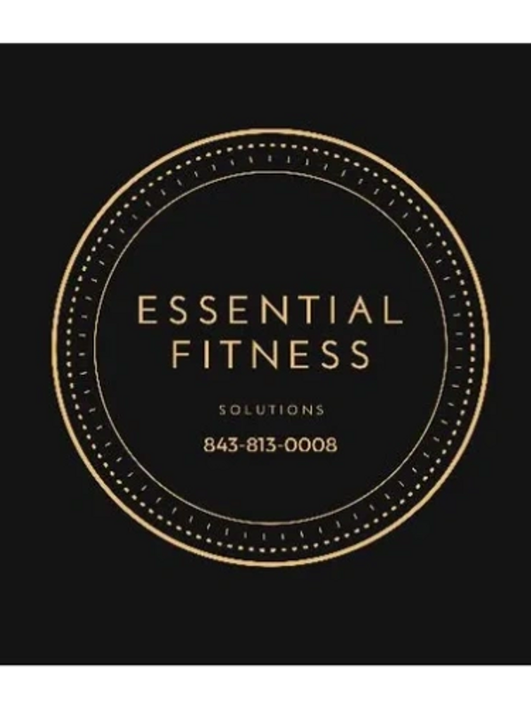Essential Fitness Solutions gold circle logo