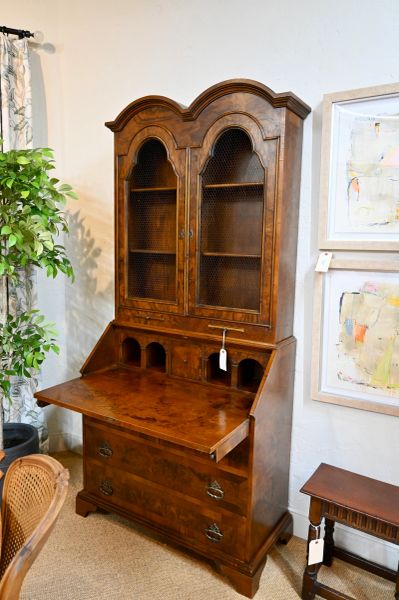 Italian Burlwood Secretary (Need Measurments)