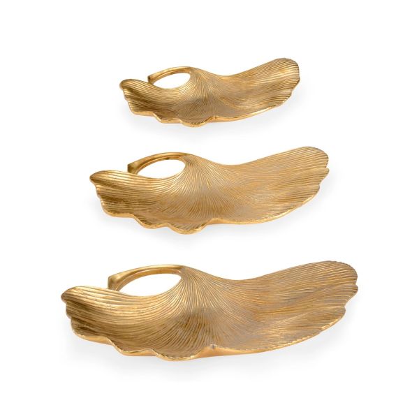 Lotus Leaf Trays - Gold