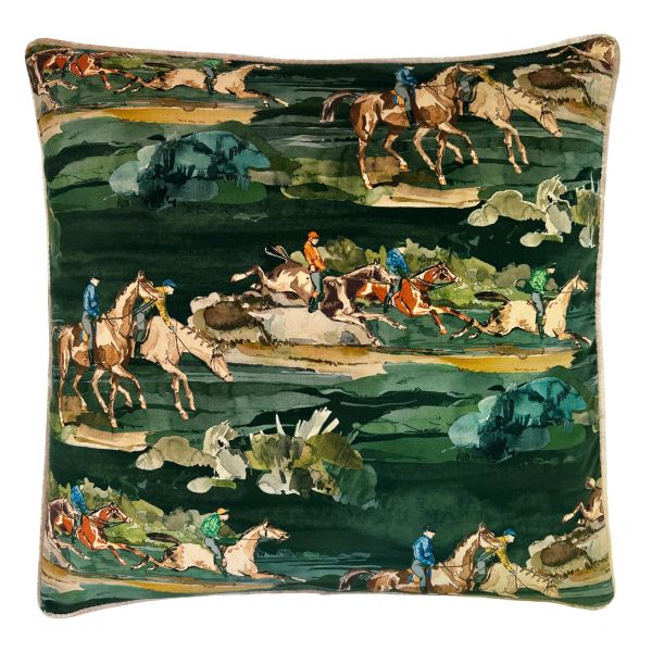 Morning Gallop Velvet Teal 24"