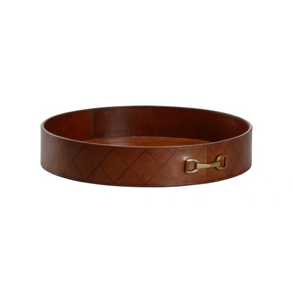 Leather Metal Tray - SM
