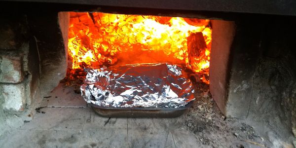 beef in fire