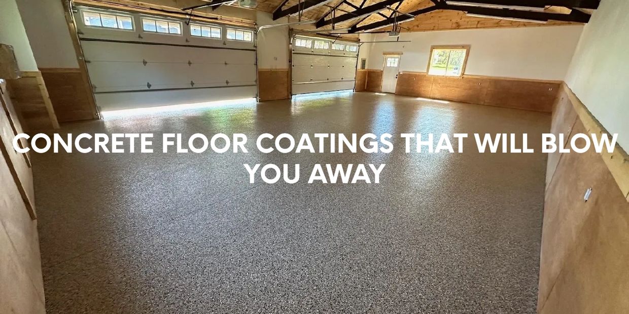 Concrete floor coatings that will blow you away