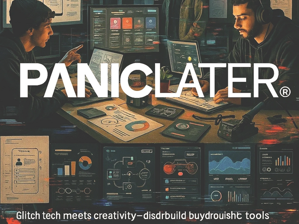 Panic Later: Solitiglitch tech meets creativity 