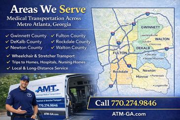 Non-Emergency Transportation Serving Gwinnett, Fulton, Dekalb, Newton, Rockdale and Walton Counties