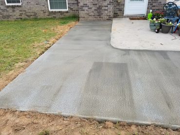 Patio extension in backyard Augusta, GA