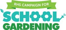 RHS School gardening campaign logo to show little hedgehogs is a member