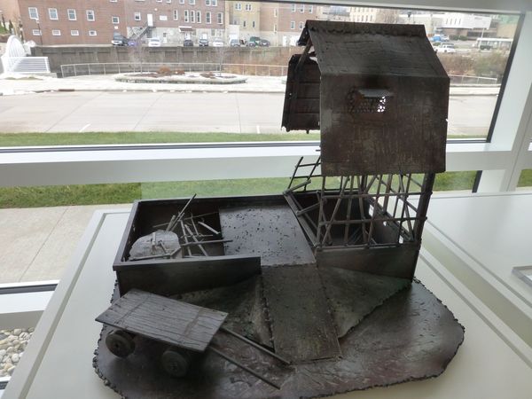 "THE OLD BARN" - MEDIUM SIZED SCULPTURE 

CURRENTLY ON DISPLAY AT MOWA (MUSEUM OF WISCONSIN ART)