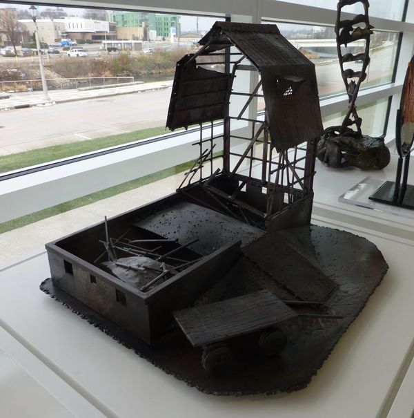 "THE OLD BARN" - MEDIUM SIZED SCULPTURE 

CURRENTLY ON DISPLAY AT MOWA (MUSEUM OF WISCONSIN ART)