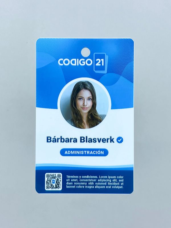 Credencial de pvc alta definición 