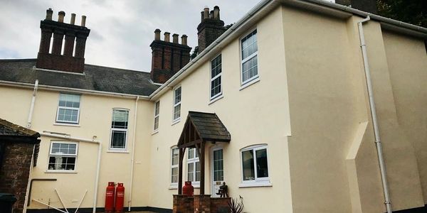 Thin Coat render system on a manor house near Louth in Lincolnshire