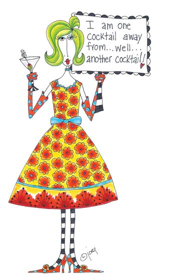 dolly mamas funny sayings women drinking joey cocktail martini