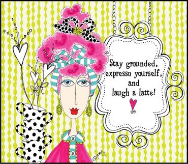 dolly mamas funny sayings women coffee cooking stay grounded