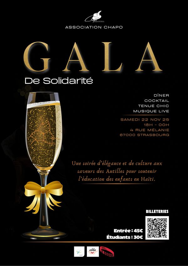 Un Gala pour changer des vies :
Face à l'urgence, l'association Chapo se mobilise pour l'éducation. 