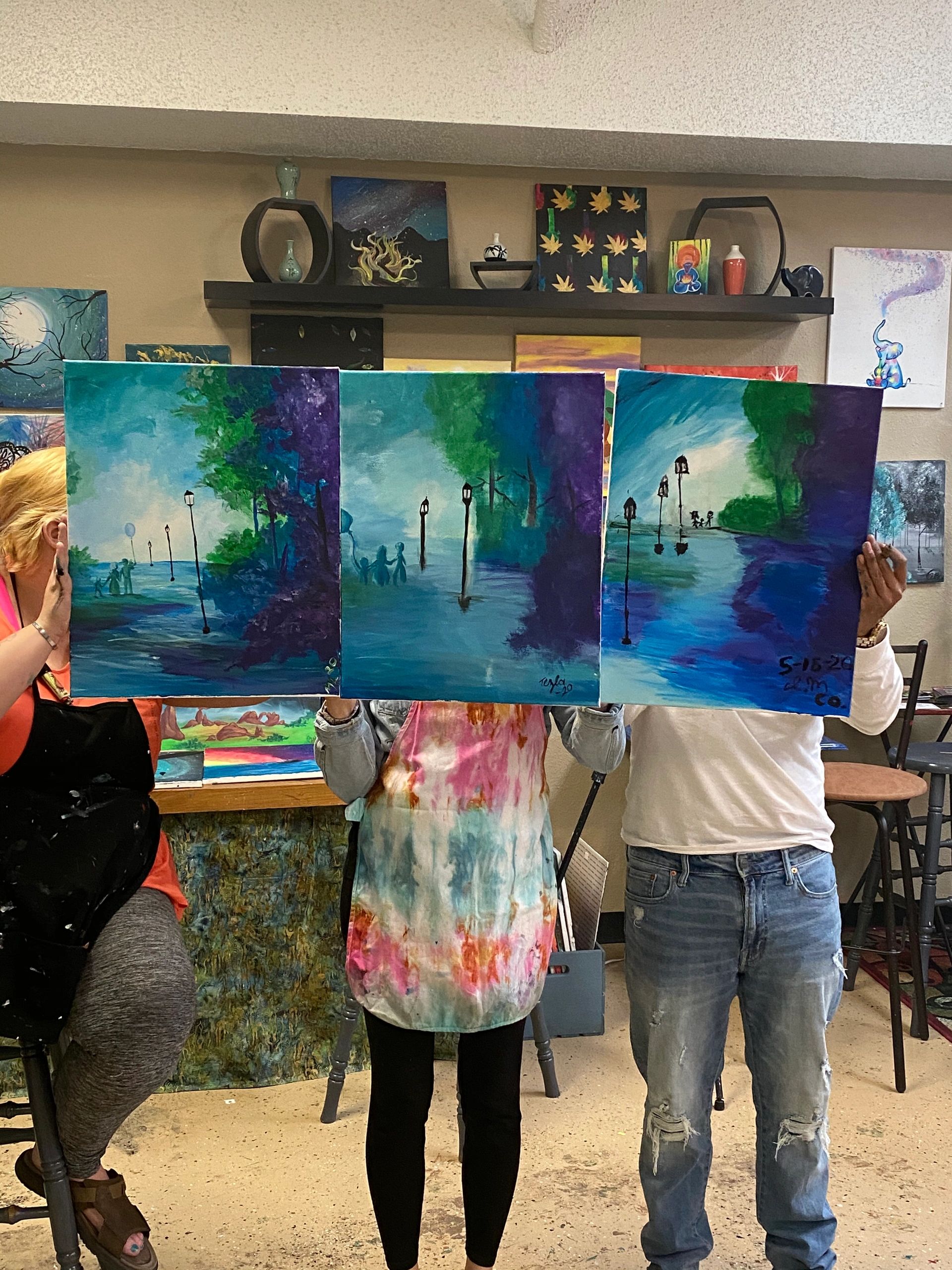 The Painter's Pot Colorado Art Studio, Smoke and Paint