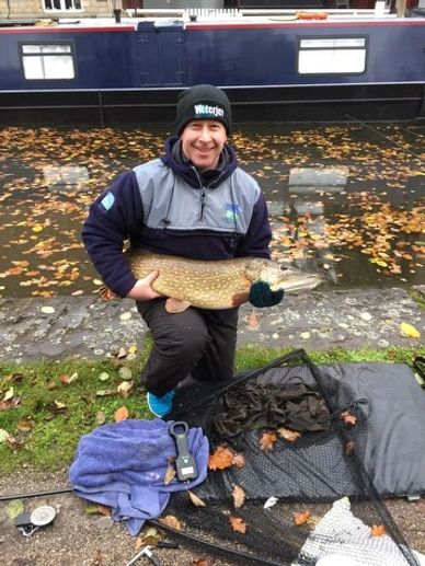 Fisherman showing his match