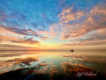 Inspirational sunrise in Titusville, Florida