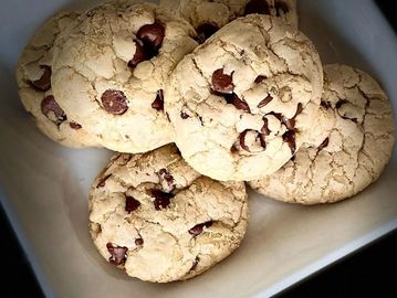 These large chocolate chip cookies are one of the favorites. They melt in your mouth and always get 