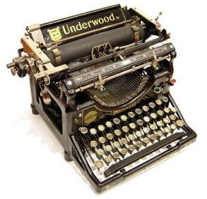 Typewriters…the original “text message” machine