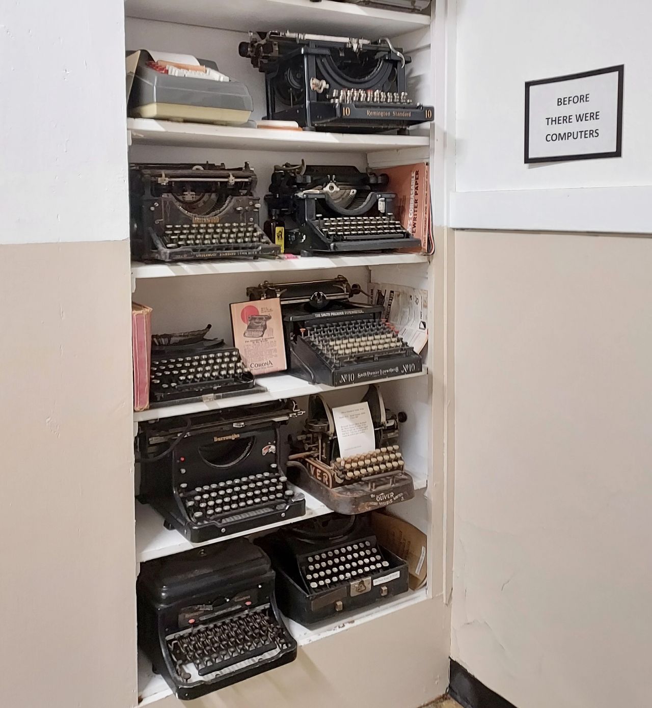 Typewriters…the original “text message” machine