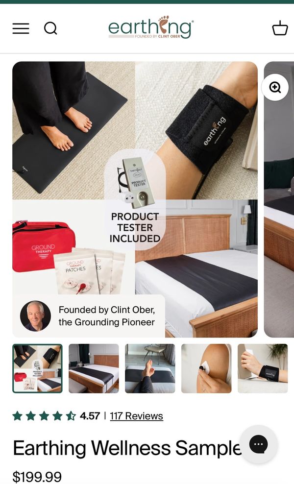 -1 Earthing Sleep Mat
- 1 Earthing Universal Mat
- 90 Earthing Patches
- 2 Earthing Universal Bands
