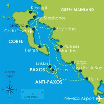 Paxos - A beautiful Greek Ionian island