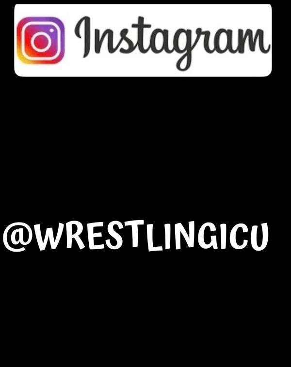 Instagram username @WrestlingICU on a black background.