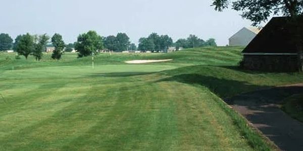 Golf course green landscape