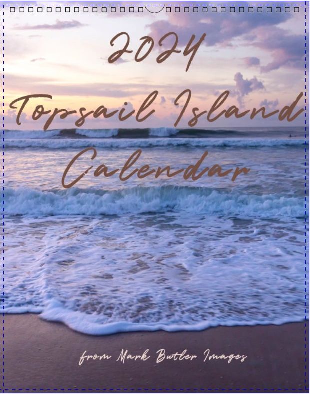 2024 Topsail Island Calendar